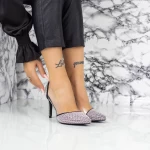 Pantofi Stiletto 2XKK6 Negru » meishop.life