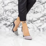 Pantofi Stiletto 2XKK6 Negru » meishop.life
