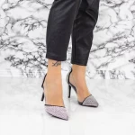 Pantofi Stiletto 2XKK6 Negru » meishop.life