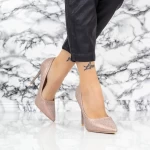 Pantofi Stiletto 2YZ1 Champagne » meishop.life