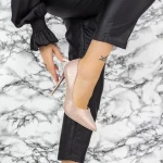 Pantofi Stiletto 2YZ1 Champagne » meishop.life
