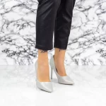 Pantofi Stiletto 2YZ1 Argintiu » meishop.life