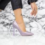 Pantofi Stiletto 2YZ1 Mov » meishop.life