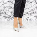Pantofi Stiletto 2YZ5 Argintiu » meishop.life