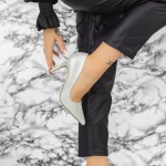 Pantofi Stiletto 2YZ5 Argintiu » meishop.life