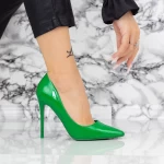 Pantofi Stiletto 2YZ1 Verde » meishop.life