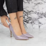 Pantofi Stiletto 2YZ5 Mov » meishop.life