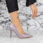Pantofi Stiletto 2YZ5 Mov » meishop.life
