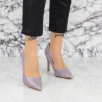 Pantofi Stiletto 2YZ5 Mov » meishop.life
