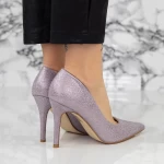 Pantofi Stiletto 2YZ5 Mov » meishop.life