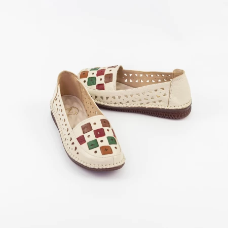 Pantofi Casual Dama BBX21505 Crem » meishop.life