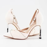 Pantofi Stiletto 2DC3 Bej » meishop.life