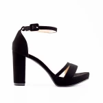 Sandale Dama cu Toc gros si Platforma 2YXD69 Negru » meishop.life