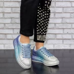 Pantofi Sport Dama 2XJ85 Albastru deschis » meishop.life