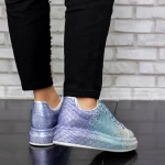 Pantofi Sport Dama 2XJ85 Albastru deschis » meishop.life