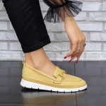Pantofi Casual Dama 2KM6 Galben » meishop.life