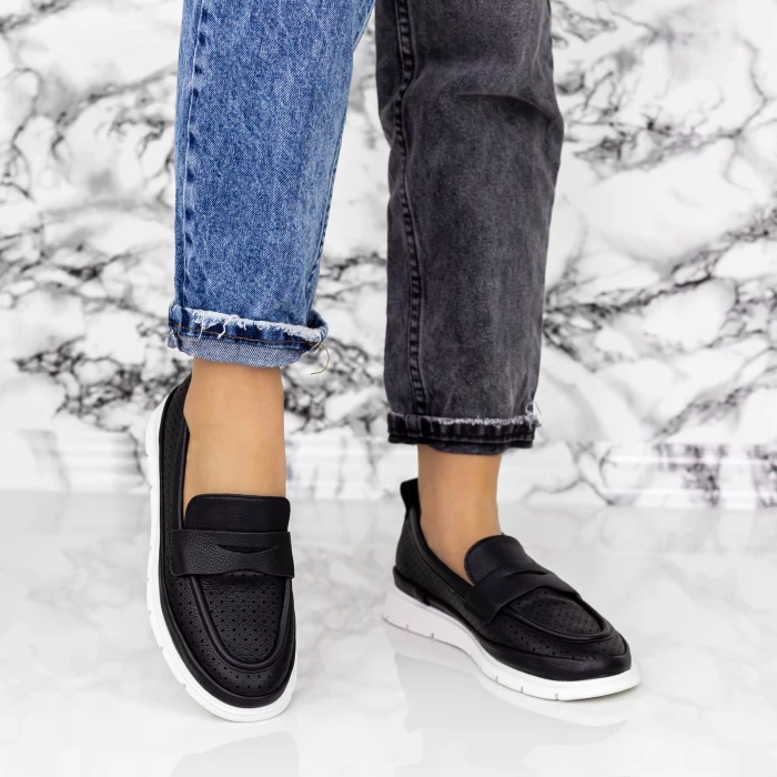 Pantofi Casual Dama 2KM2 Negru » meishop.life