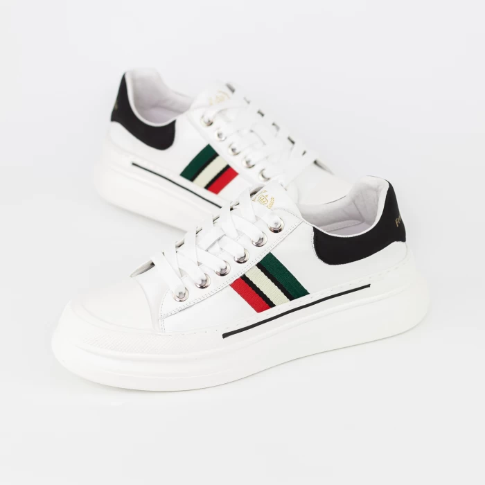 Pantofi Sport Barbati 02763 Alb » meishop.life