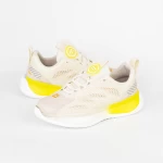 Pantofi Sport Barbati T200 Alb-Galben » meishop.life