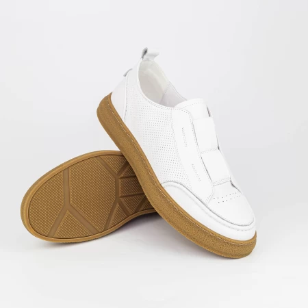 Pantofi Casual Barbati 8689 Alb » meishop.life