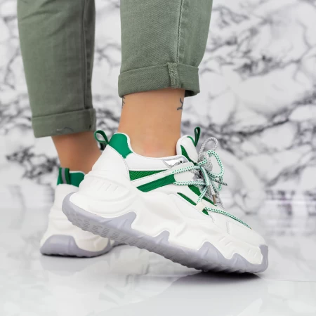 Pantofi Sport Dama 2WL110 Verde » meishop.life