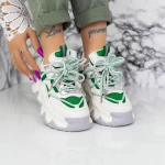 Pantofi Sport Dama 2WL110 Verde » meishop.life