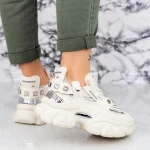 Pantofi Sport Dama D8 Alb » meishop.life