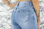 Blugi Dama 90105 Albastru » meishop.life