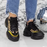 Pantofi Sport Dama K09 Negru » meishop.life