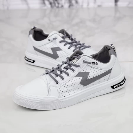 Pantofi Sport Barbati 8871 Alb » meishop.life