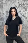 Tricou Dama P5808 Negru Emma Fashion