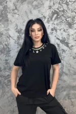 Tricou Dama P5808 Negru » meishop.life