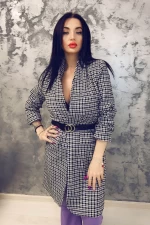 Jacheta Dama MY8816 Alb-Negru » meishop.life