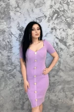 Rochie Dama L55280 Lila » meishop.life