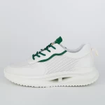 Pantofi Sport Barbati 27-1 Alb-Verde » meishop.life