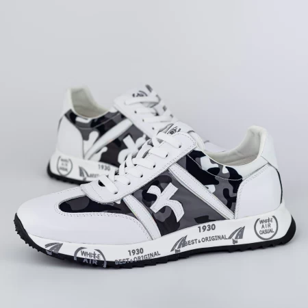 Pantofi Sport Barbati 2221 Alb » meishop.life
