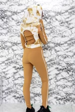 Compleu Dama BKZ1546 Alb-Bej » meishop.life