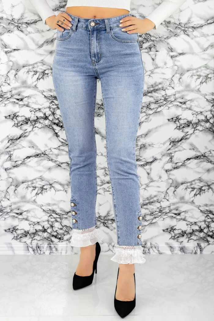 Blugi Dama 5512 Albastru » meishop.life