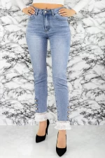 Blugi Dama 5512 Albastru » meishop.life