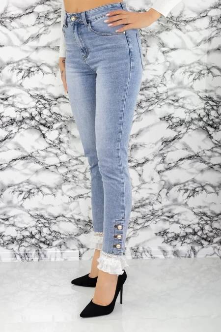 Blugi Dama 5512 Albastru » meishop.life
