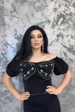 Bluza Dama 9207 Negru Kikiriki