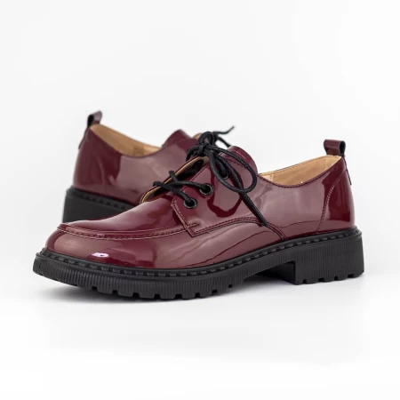 Pantofi Casual Dama 2211G01 Visiniu » meishop.life