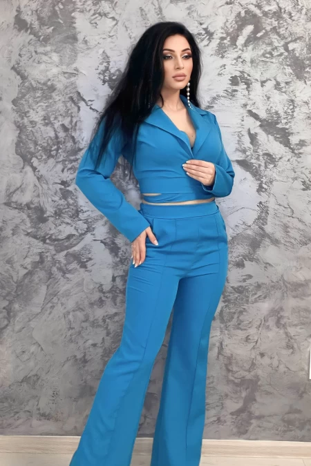 Compleu Dama 8267 Albastru » meishop.life