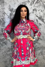 Rochie Dama VMC6913 Roz » meishop.life