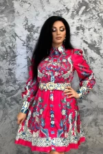 Rochie Dama VMC6913 Roz » meishop.life