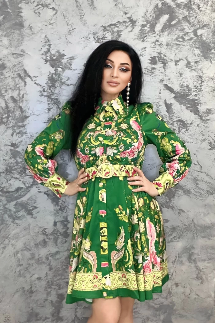 Rochie Dama VMC6913 Verde » meishop.life