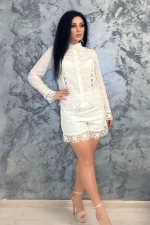 Compleu Dama A68186 Alb » meishop.life