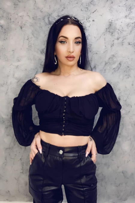 Top Dama YS1671 Negru » meishop.life