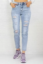 Blugi Dama 90174 Albastru » meishop.life