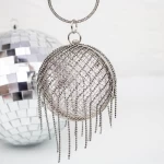 Poseta Dama 3881 Negru-Argintiu » meishop.life